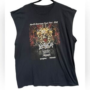 Slayer Lamb Of God Anthrax Testament 2018‎ Farewell World Tour T Shirt Mens